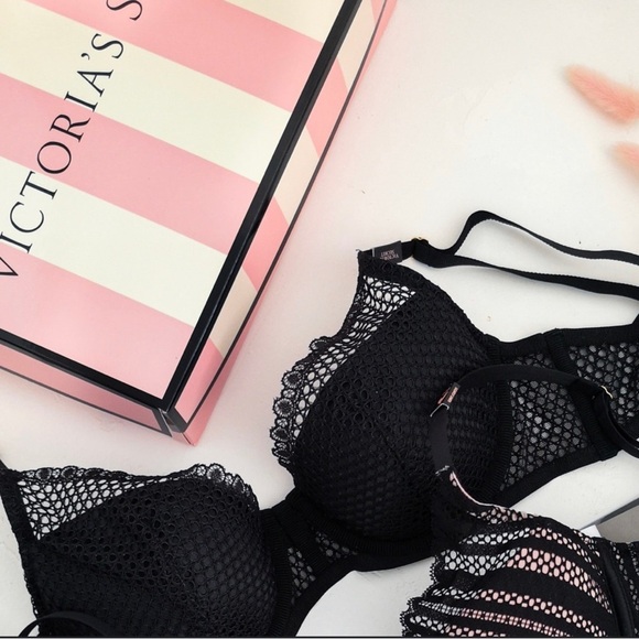 Victoria's Secret Other - Victoria’s Secret Black Plunge Lace